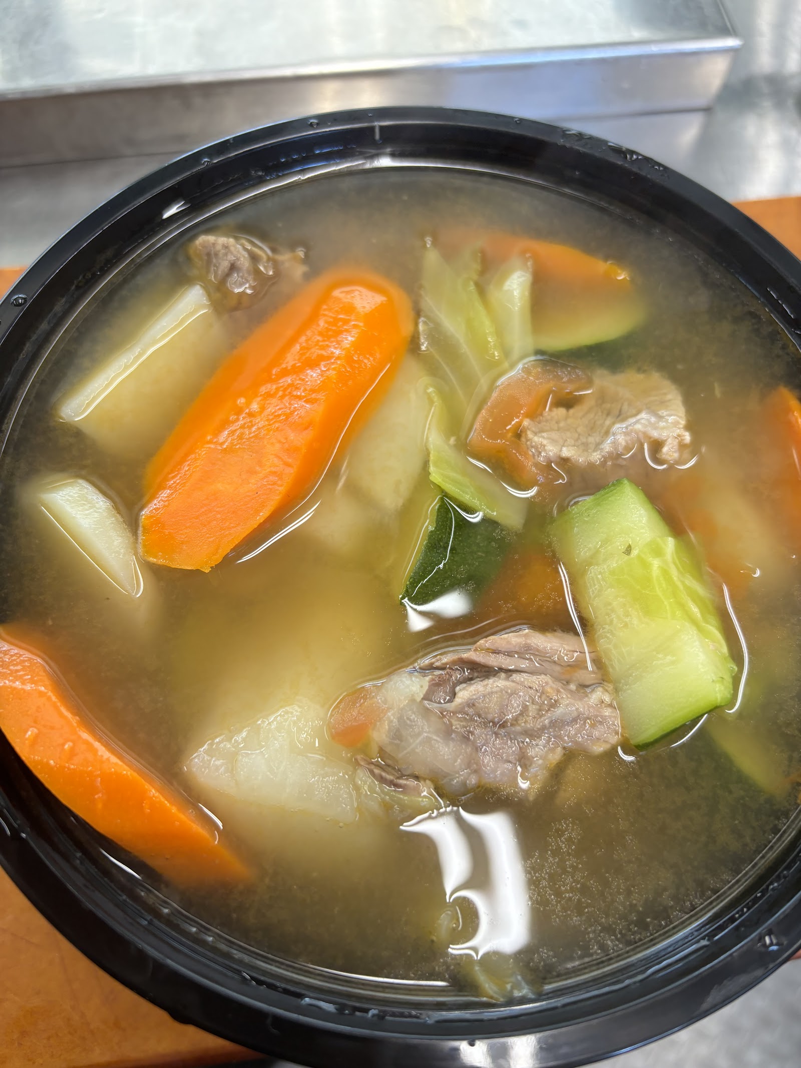 Sopa de res — hearty beef and vegetable soup